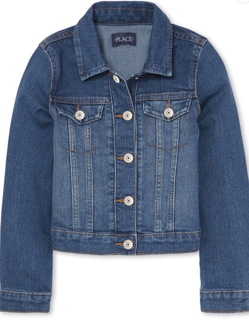 The Children's Place Denim Jacket Blue XL NWT